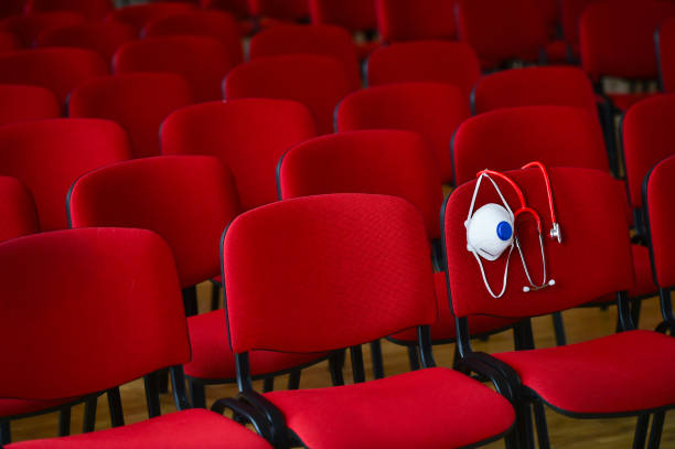 istock Cancelled events background. Avoid Covid-19 and Coronavirus outbreak concept. 1212256615