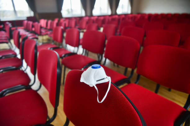 istock Cancelled events background. Avoid Covid-19 and Coronavirus outbreak concept. 1212256751
