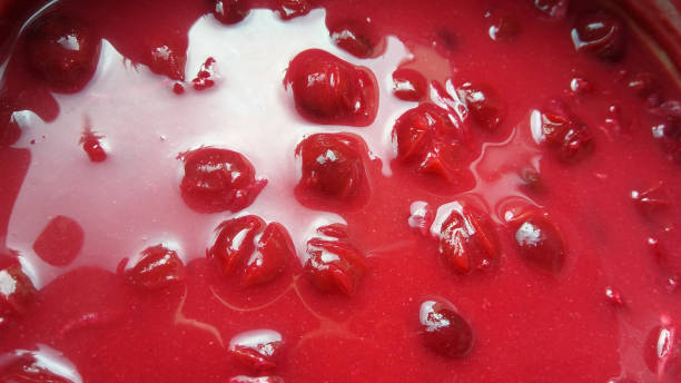 istock Homemade summer cherry soup  in the kitchen 1212259521