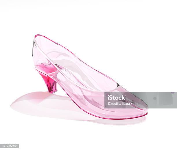 Rosa Zapato De Vidrio Foto de stock y más banco de imágenes de Cenicienta - Cenicienta, Zapato de Cenicienta, Calzado