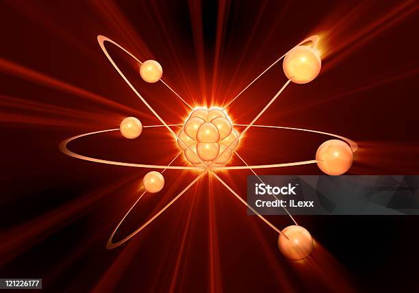 Ядерной Энергии Атом Модели — стоковые фотографии и другие картинки Абстрактный - Абстрактный, Атом, Без людей
