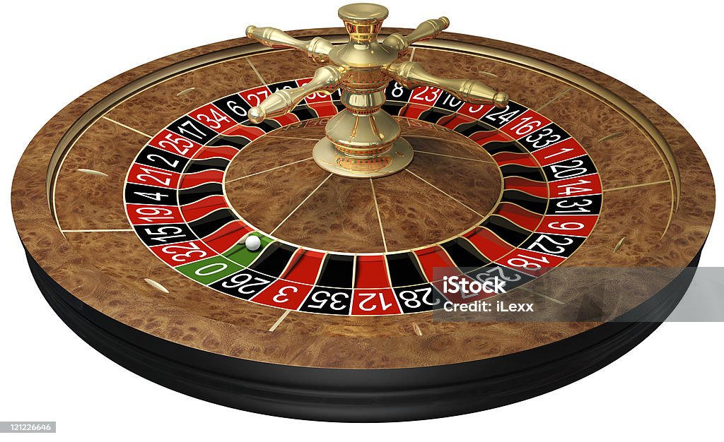 Roleta do Casino em branco - Royalty-free Roda de Roleta Foto de stock