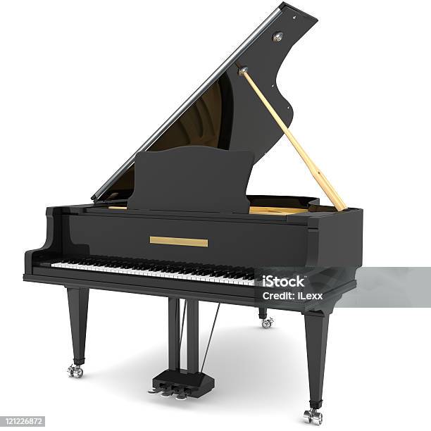 그랜드 피아노 블랙 디지털 생성 이미지에 대한 스톡 사진 및 기타 이미지 - 디지털 생성 이미지, 피아노, 0명