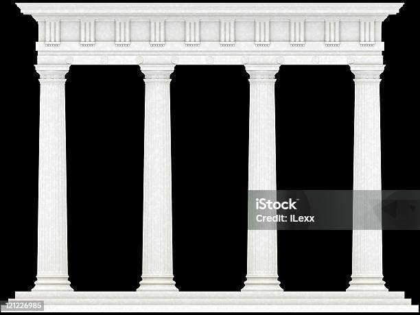 Antique Columns Stock Photo - Download Image Now - Antiquities, Architectural Column, Architecture