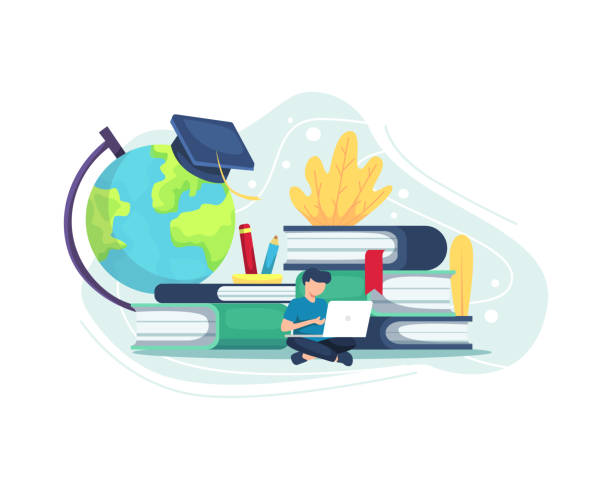 Vector Illustration People Planning For Education Stock Illustration -  Download Image Now - Student, Classroom, Teaching - iStock