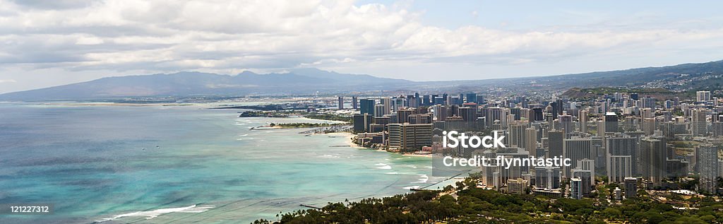 Honolulu-Panorama - Lizenzfrei Berg Stock-Foto