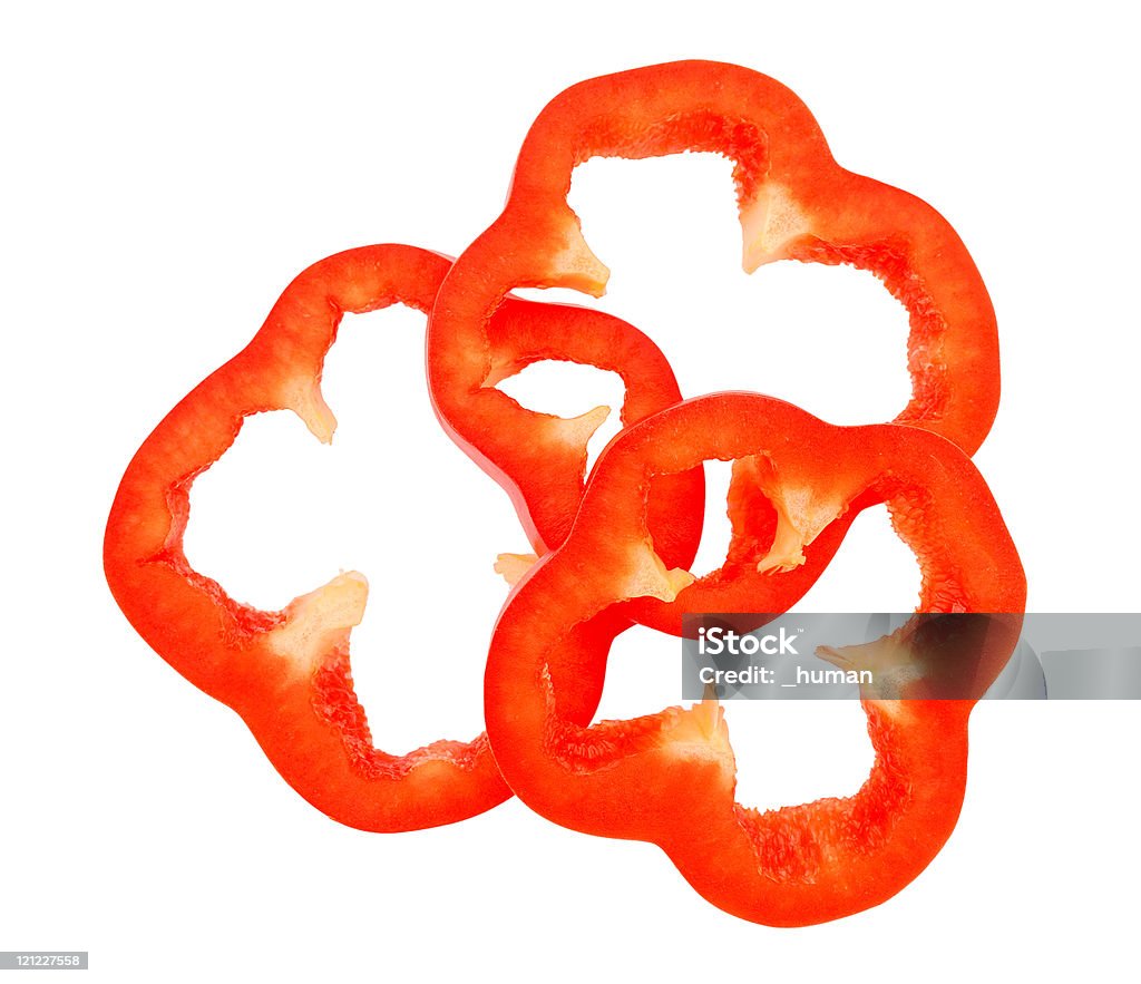 Slices of bell pepper  Bell Pepper Stock Photo