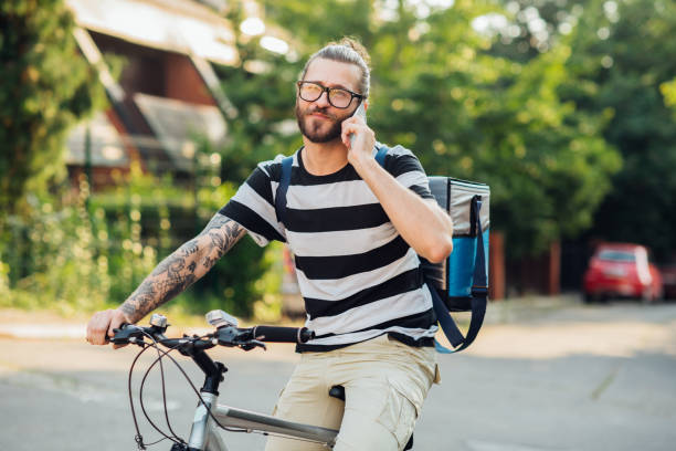 istock Bike delivery guy 1212275889