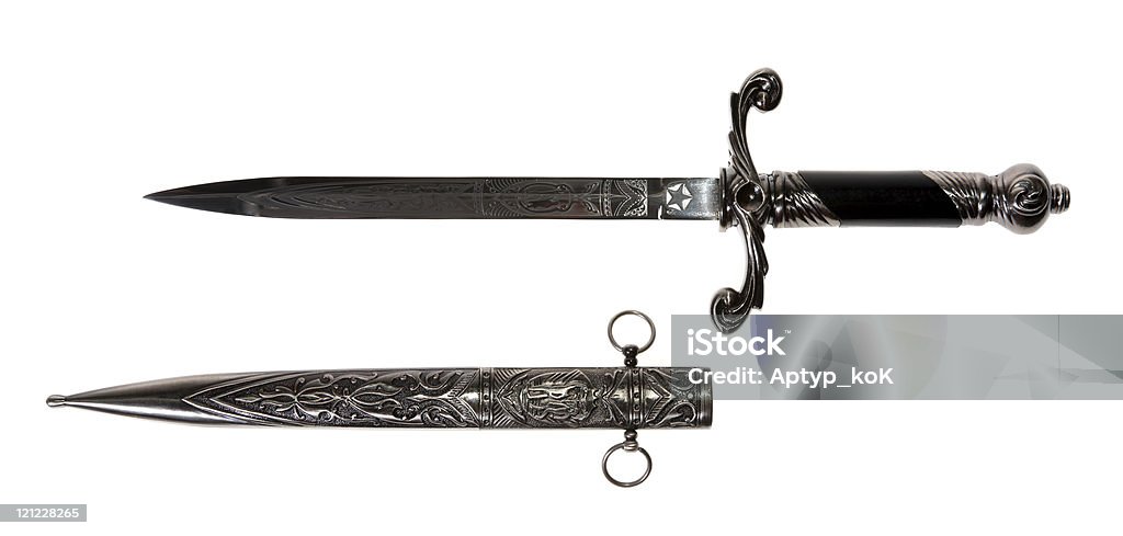 Model of the old dagger, souvenir  Antique Stock Photo