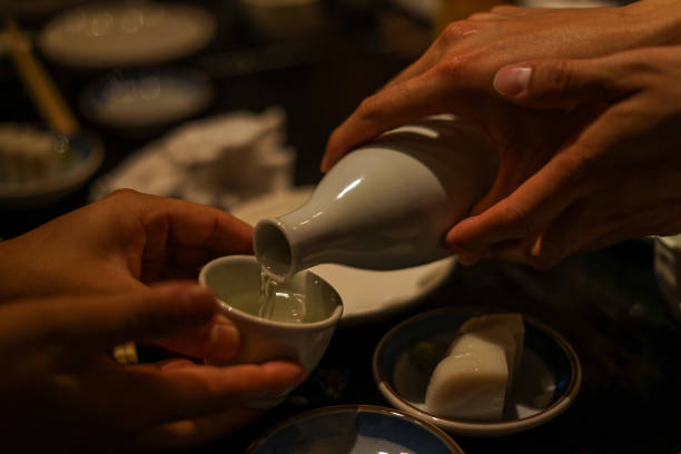 Image of sake and blown inside Image of sake and blown inside. Shooting Location: Yokohama-city kanagawa prefecture liquor store counter photos stock pictures, royalty-free photos & images