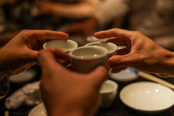 Image of sake and blown inside Image of sake and blown inside. Shooting Location: Yokohama-city kanagawa prefecture liquor store counter photos stock pictures, royalty-free photos & images