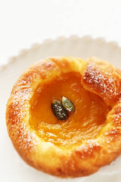 istock Pumpkin Danish pastry for gourmet breakfast 1212287128