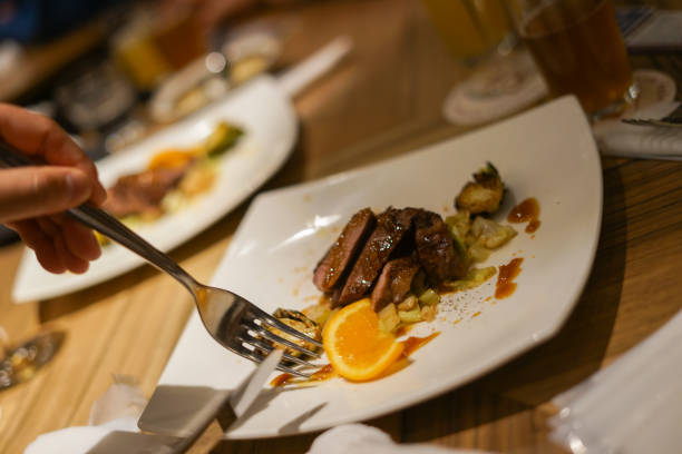 istock Luxury meat dishes of restaurants 1212288799
