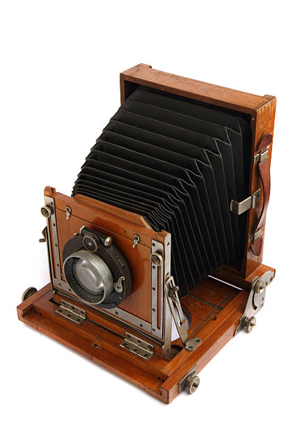 istock old wooden photo camera 121229417