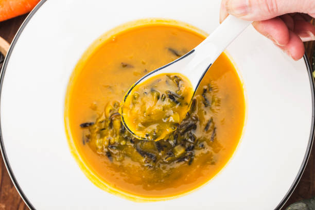 Pumpkin and wild rice soup,Pumpkin Soup