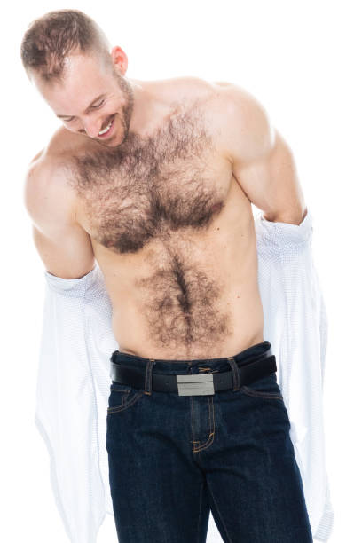 1,578 Chest Hair Stock Photos, Pictures & Royalty-Free Images - iStock | Chest  hair removal, Mens chest hair, Man shaving chest hair