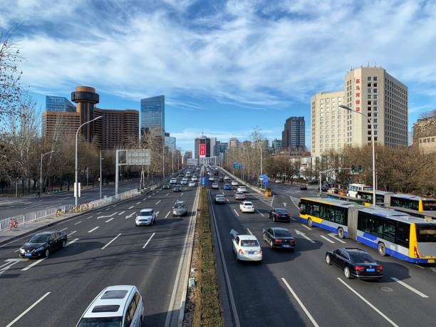 istock Beijing Liangma bridge skyline 1212310688