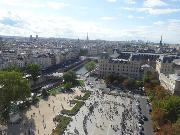 istock the view of Paris from Notre-Dame de Paris 1212317669