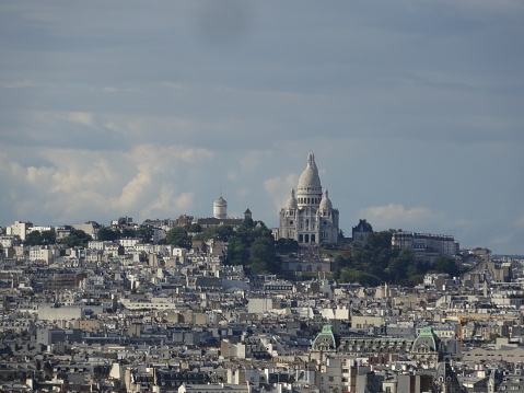 the view of Paris, France
