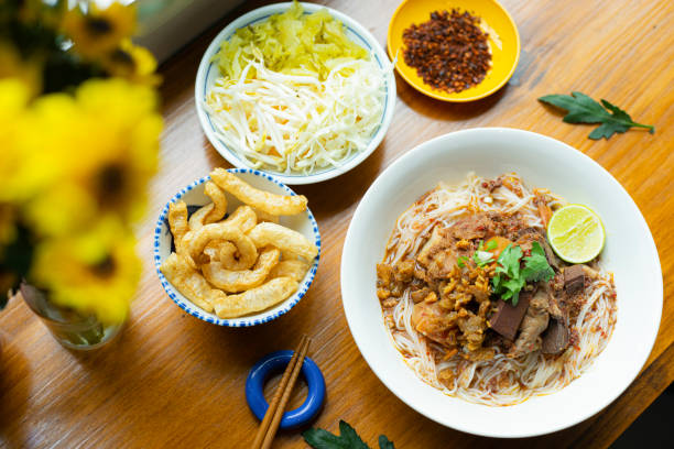 istock Traditional Northern Thai food (Khao Soi) thai noodle 1212317720