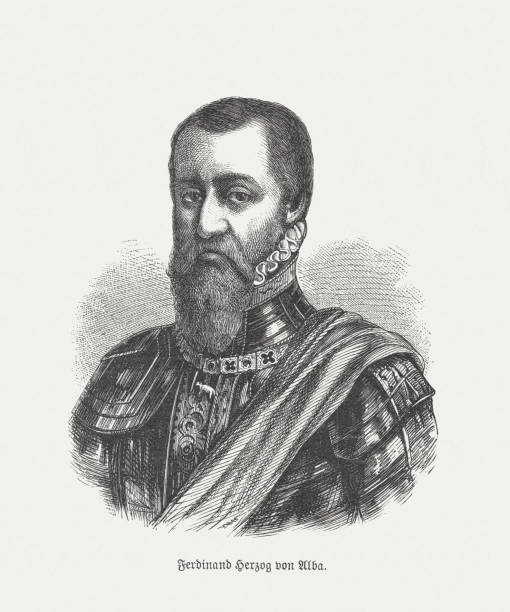 ilustrações de stock, clip art, desenhos animados e ícones de fernando álvarez de toledo, 3rd duke of alba (1507-1582) - duke