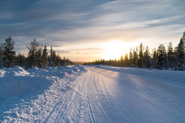 istock road in winter lapland 1212319918