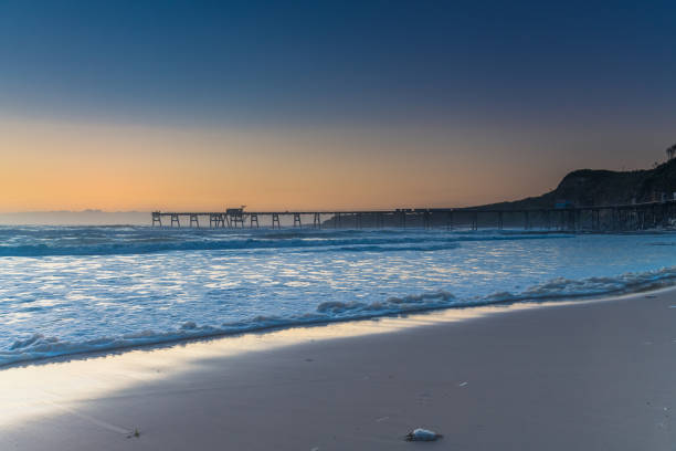istock Sunrise Seascape and Sea Foam 1212322428