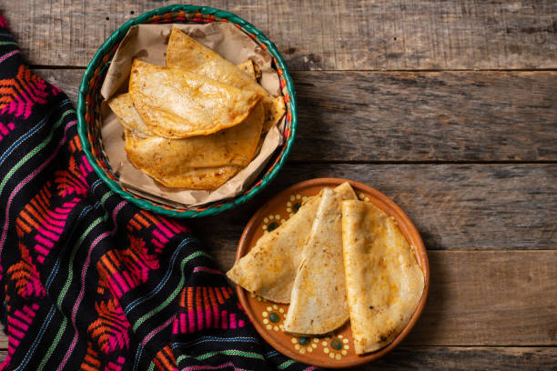 istock Mexican basket tacos also called 