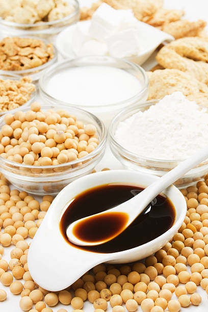 istock Soy sauce with other products made from soybean 121232278