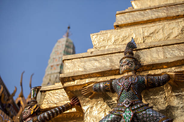 Giant at Wat pra kaew tample in Bangkok,Thailand. Giant at Wat pra kaew tample in Bangkok,Thailand. golden tample stock pictures, royalty-free photos & images