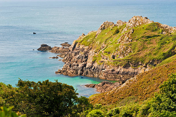 istock Rugged coastline of Guernsey 121232428