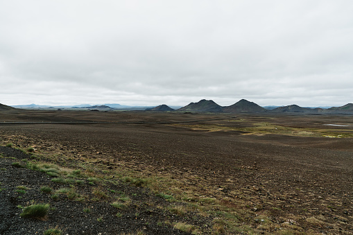 Wide and natural mountain landscape, Iceland