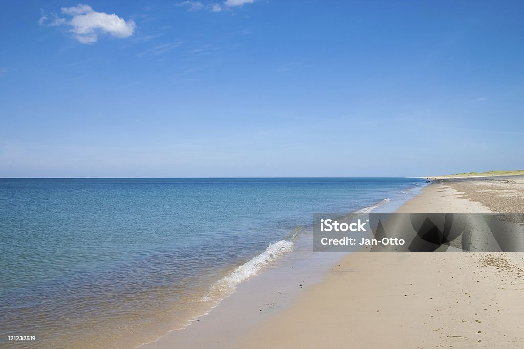 Dänische beach - Lizenzfrei Blau Stock-Foto