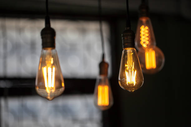 istock Closed up of Vintage light bulb 1212326202