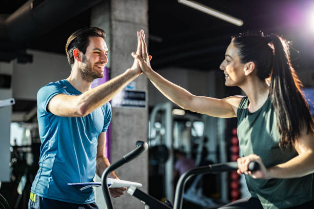 istock Give me high-five, you've done a great job on this class! 1212327111