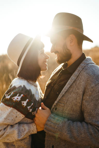 istock Lovely hipster couple enjoying each other. 1212331482