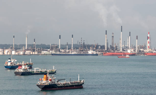 Refinery along the Strait of Malacca