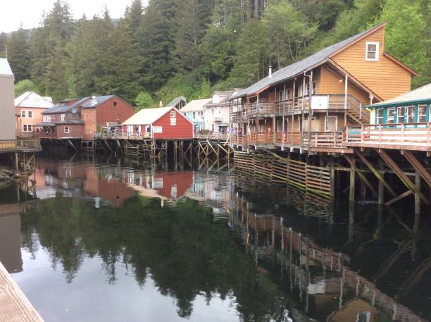istock Ketchikan buildings, Alaska 1212336508