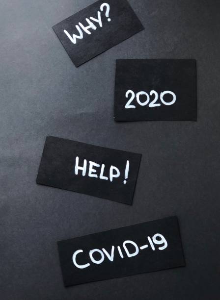istock Concept covid-2019 wallpaper on black background 1212342198