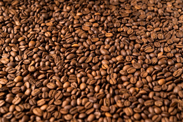 istock Close-up of roasted coffee beans 1212348616