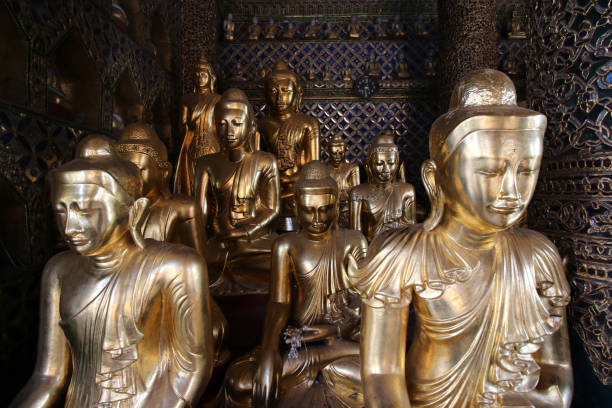 Shwedagon Pagoda is the most sacred Buddhist pagoda in Myanmar, as it is believed to contain relics of the four previous Buddhas of the present kalpa.