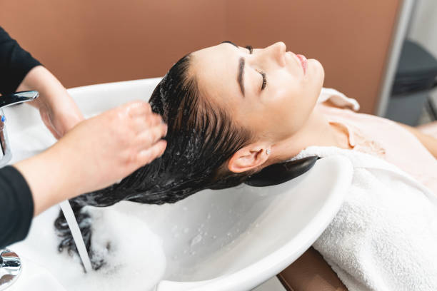 istock Kind longhaired brunette visiting her favorite salon 1212352227