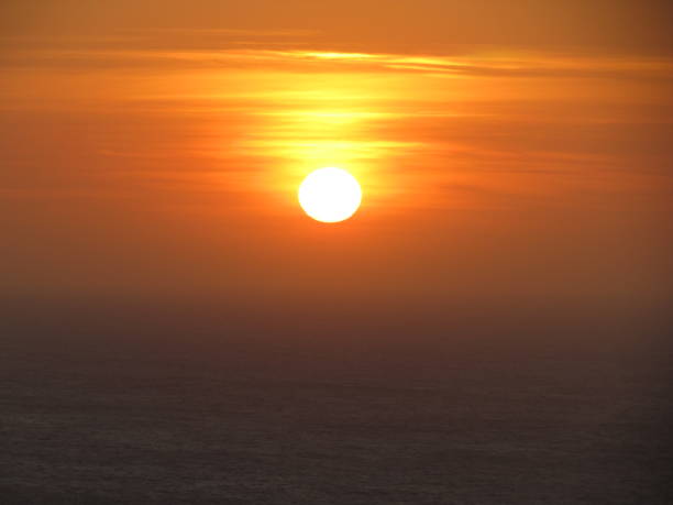 istock Dusk on a summer day with dry fog 1212356879