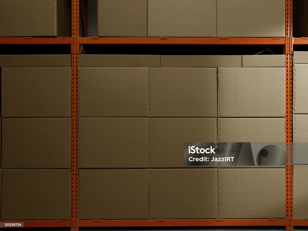 Industrial de almacén - Foto de stock de Caja libre de derechos
