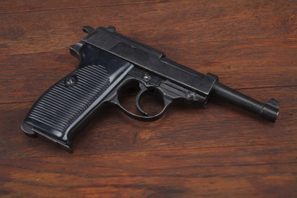 istock WWII german army handgun 1212360523