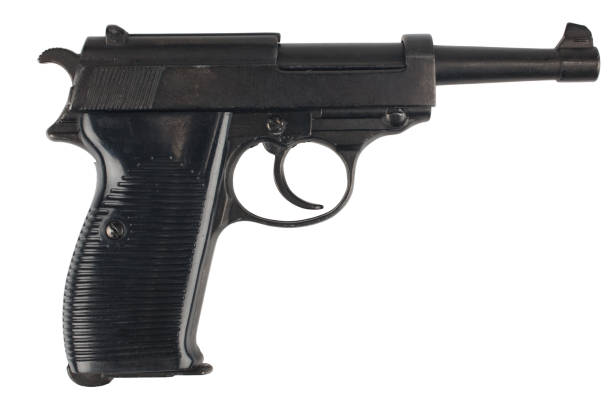 pistola dell'esercito tedesco della seconda guerra mondiale - army usa text metal foto e immagini stock