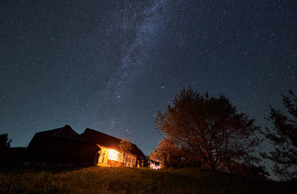 istock Summerhouse under the stars 1212360868