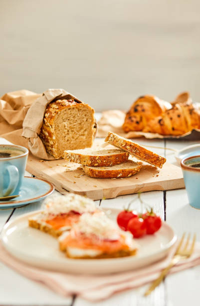 Slices of bread among other delights