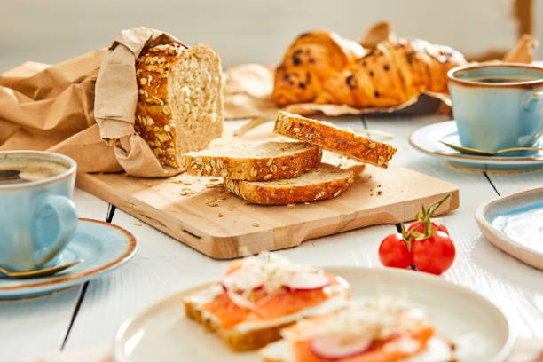 istock Slices of bread among other delights 1212364405