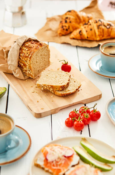 istock Slices of bread among other delights 1212364408